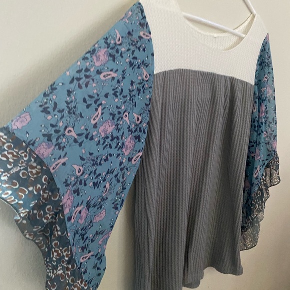 Boho Top XL 35% Cotton 65% Polyester like new - Picture 2 of 4